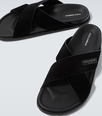 Logo suede sandals | Dolce&Gabbana