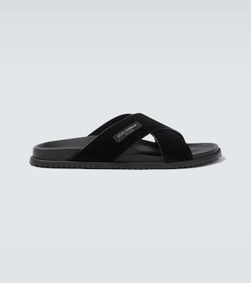 Logo suede sandals | Dolce&Gabbana