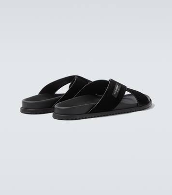 Logo suede sandals | Dolce&Gabbana