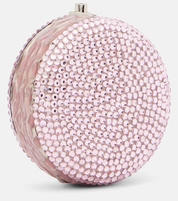 Macaron Mini crystal-embellished clutch | Judith Leiber Couture