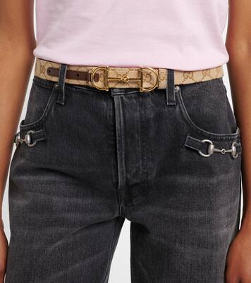 Horsebit GG Canvas belt | Gucci