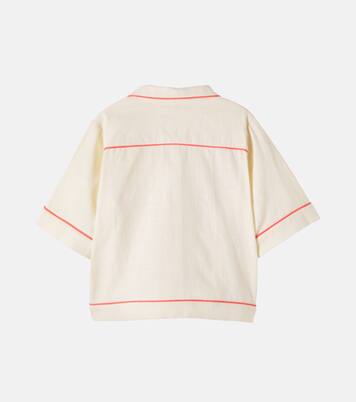 Aster embroidered cotton shirt | Zimmermann Kids