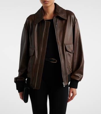 Blouson Anton aus Leder | Nour Hammour