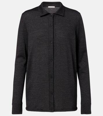 Ocari knitted cashmere and silk shirt | The Row