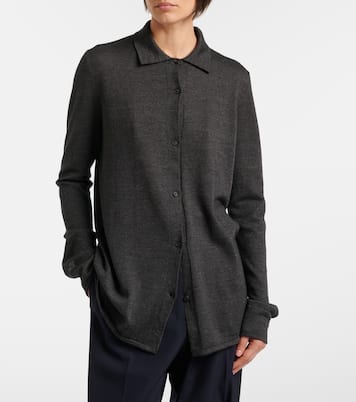 Ocari knitted cashmere and silk shirt | The Row