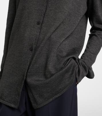 Ocari knitted cashmere and silk shirt | The Row