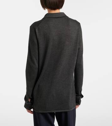 Ocari knitted cashmere and silk shirt | The Row