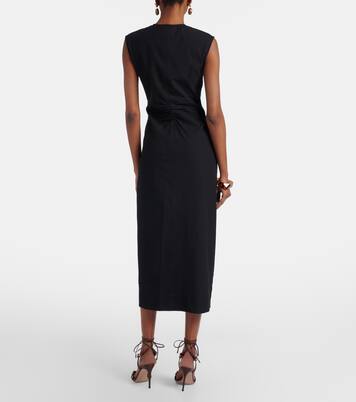 Marisabel cotton-blend midi dress | Veronica Beard
