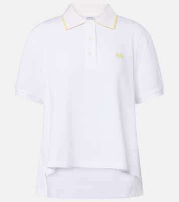 Double L cotton piqué polo shirt | Loewe