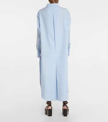 Hemdblusenkleid aus Baumwollpopeline | Alaïa