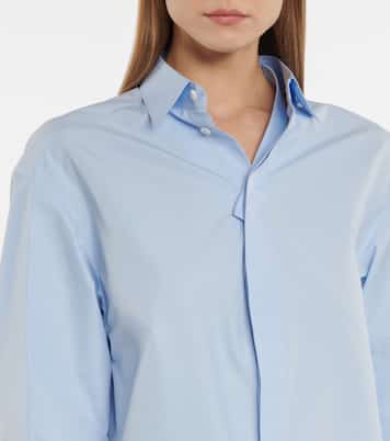 Hemdblusenkleid aus Baumwollpopeline | Alaïa