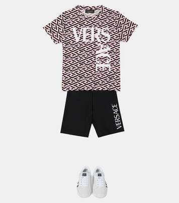 Logo biker shorts | Versace Kids