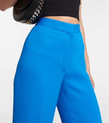 Pantalon ample à taille haute en sergé | Stella McCartney