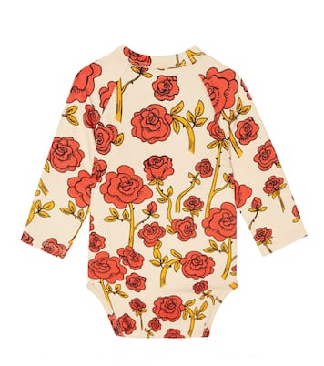 Baby floral jersey bodysuit | Mini Rodini