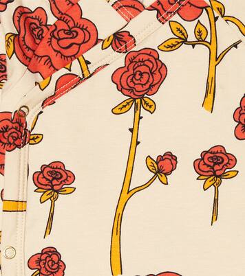 Baby floral jersey bodysuit | Mini Rodini