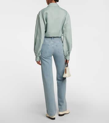 High-Rise Straight Jeans Le Jane | Frame