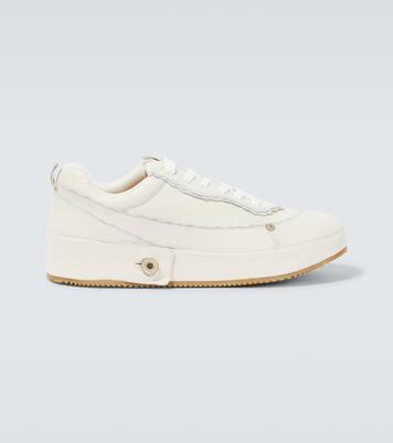 Deconstructed leather sneakers | Loewe