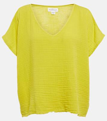 Top Elsa en gaze de coton | Velvet