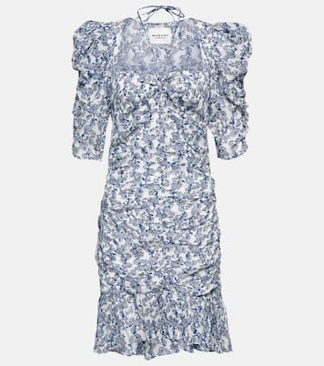 Robe Galdino en coton à fleurs | Marant Etoile