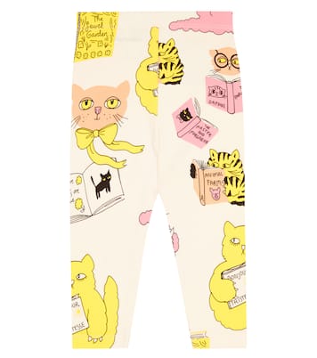 Baby printed cotton leggings | Mini Rodini