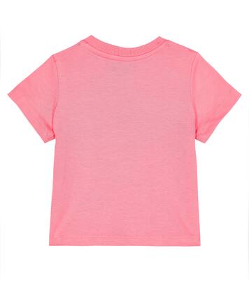 Bébé – T-shirt en coton mélangé à logo | Moschino Kids