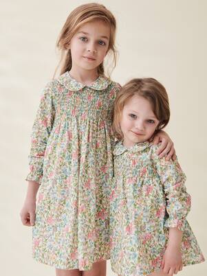 Cora floral cotton dress | La Coqueta