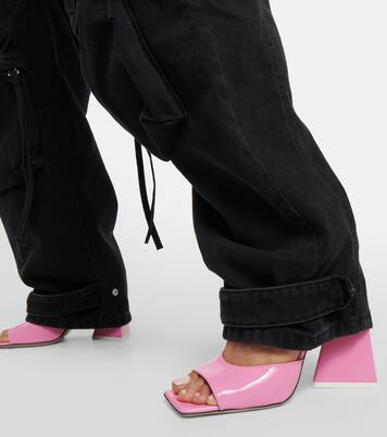 Pantoletten Devon aus Lackleder | The Attico