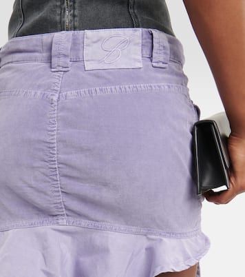 Minirock aus Samt | Blumarine