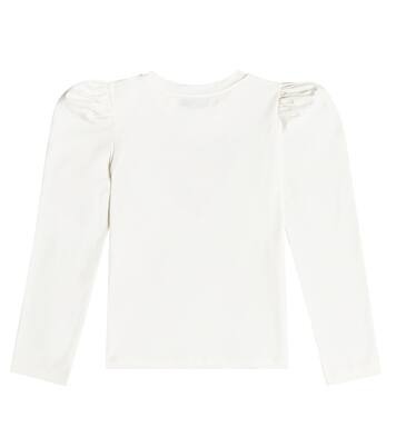 Teddy Bear cotton-blend jersey top | Moschino Kids