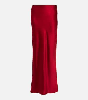 Silk satin maxi skirt | The Sei