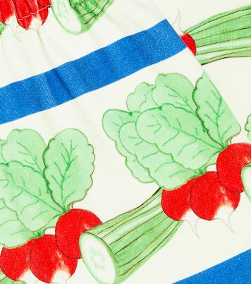 Veggie printed cotton sweatpants  | Mini Rodini