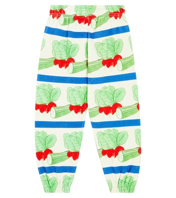 Veggie printed cotton sweatpants  | Mini Rodini
