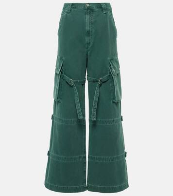 Vivian Strap mid-rise wide-leg jeans | Agolde