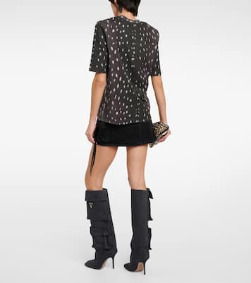 Bedrucktes T-Shirt aus Baumwolle | The Attico