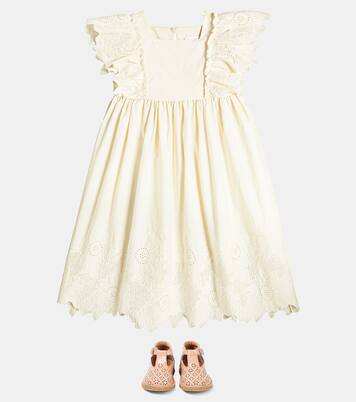 Elena embroidered cotton dress | C'era Una Volta
