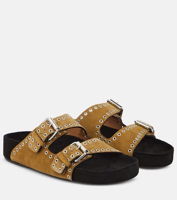 Sandalen Lennyo aus Veloursleder | Isabel Marant
