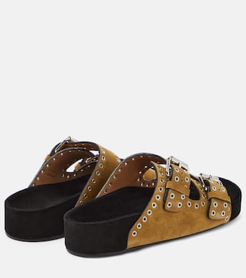 Sandalen Lennyo aus Veloursleder | Isabel Marant