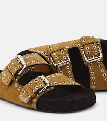 Sandalen Lennyo aus Veloursleder | Isabel Marant