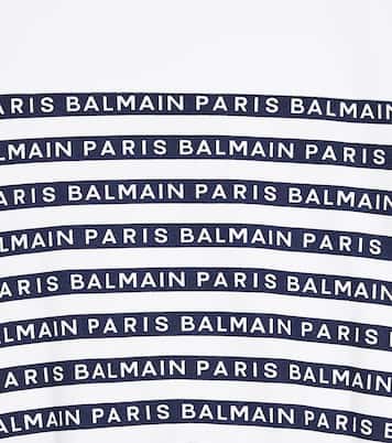 Sweat-shirt en coton à logo | Balmain Kids