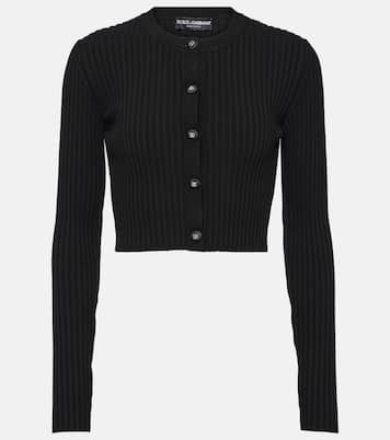 Cropped-Cardigan aus Rippstrick | Dolce&Gabbana