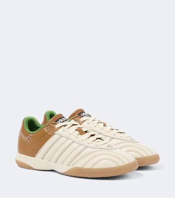x Wales Bonner Samba leather sneakers in beige - Adidas | Mytheresa
