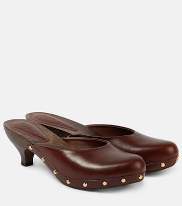 Judith studded leather clogs | Chloé