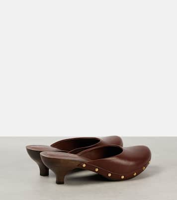 Judith studded leather clogs | Chloé