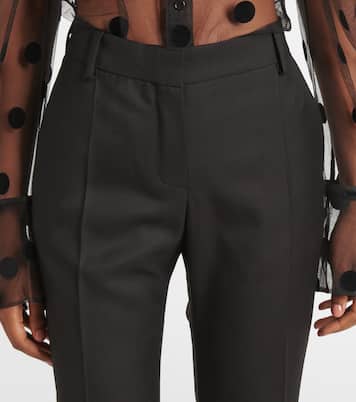 Schlaghose aus Woll-Gabardine | Nina Ricci