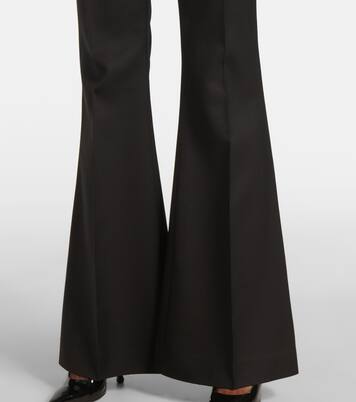 Schlaghose aus Woll-Gabardine | Nina Ricci