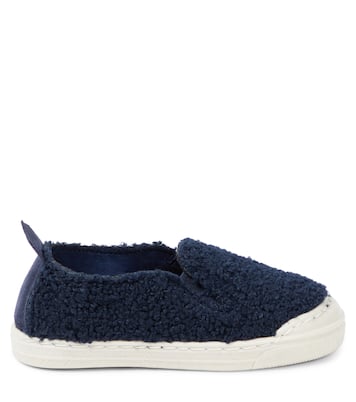 Faux shearling slip-on sneakers | Il Gufo