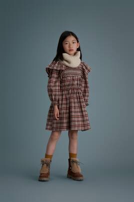 Robe Alice en coton à carreaux | C'era Una Volta