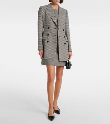 Croc-effect patent leather slingback pumps | Dolce&Gabbana