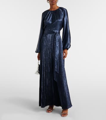 Maxikleid Varenya aus Satin | Simkhai