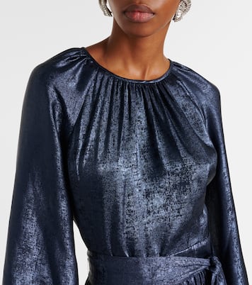 Maxikleid Varenya aus Satin | Simkhai